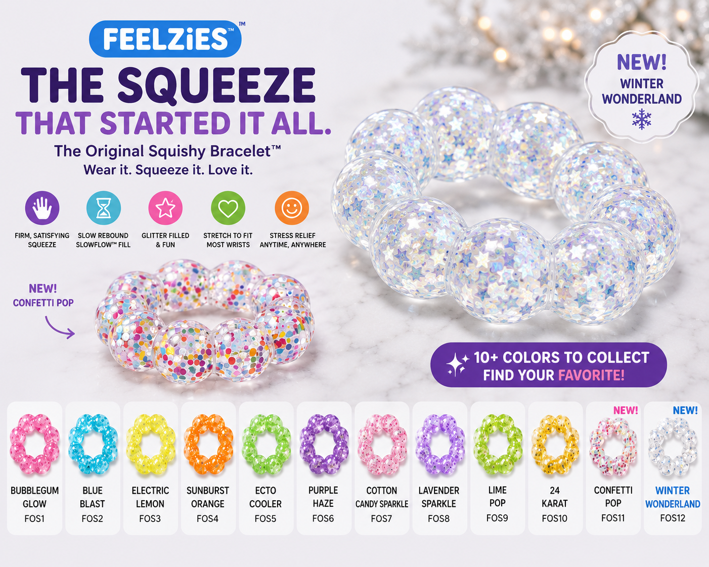 Feelzies™ Original Squishy Bracelet