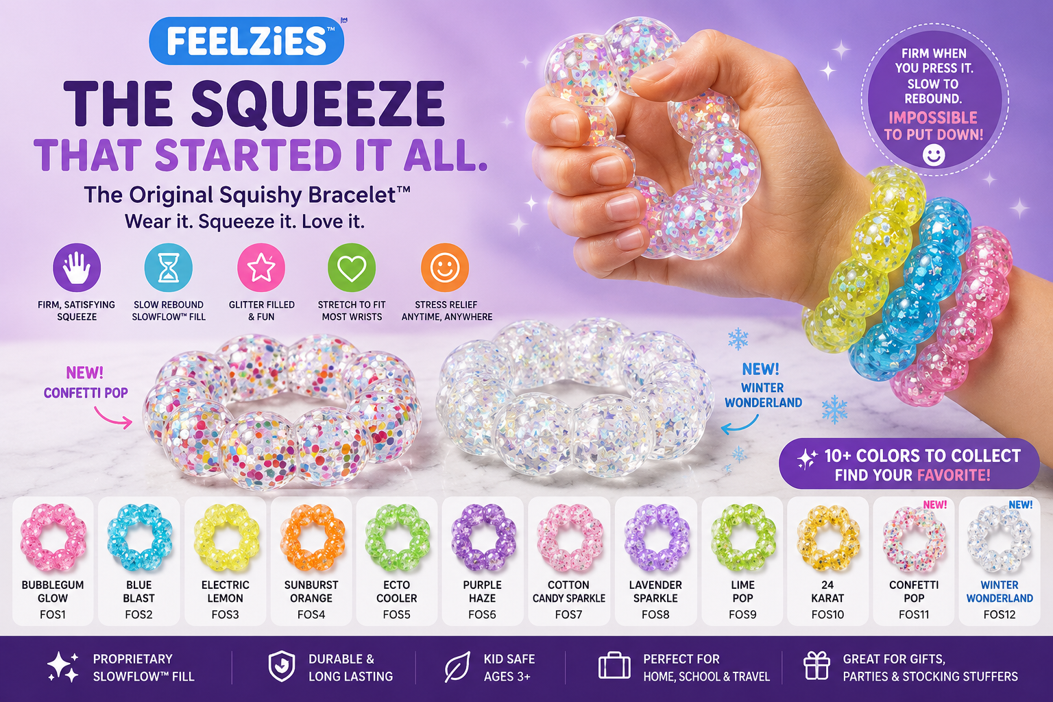 Feelzies™ Original Squishy Bracelet